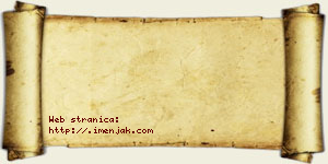 Jelena Hinić vizit kartica